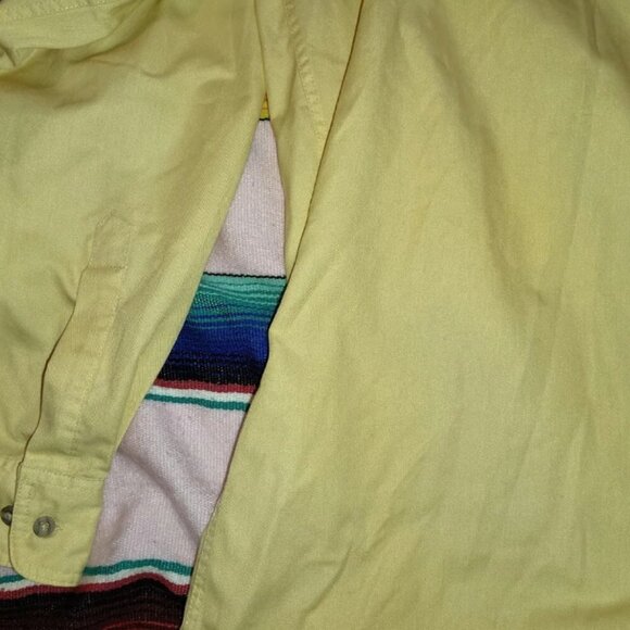 Doc & Amelia Select Long Sleeve XL Light Yellow Button Front Shirt MAC Tools. - Picture 4 of 8